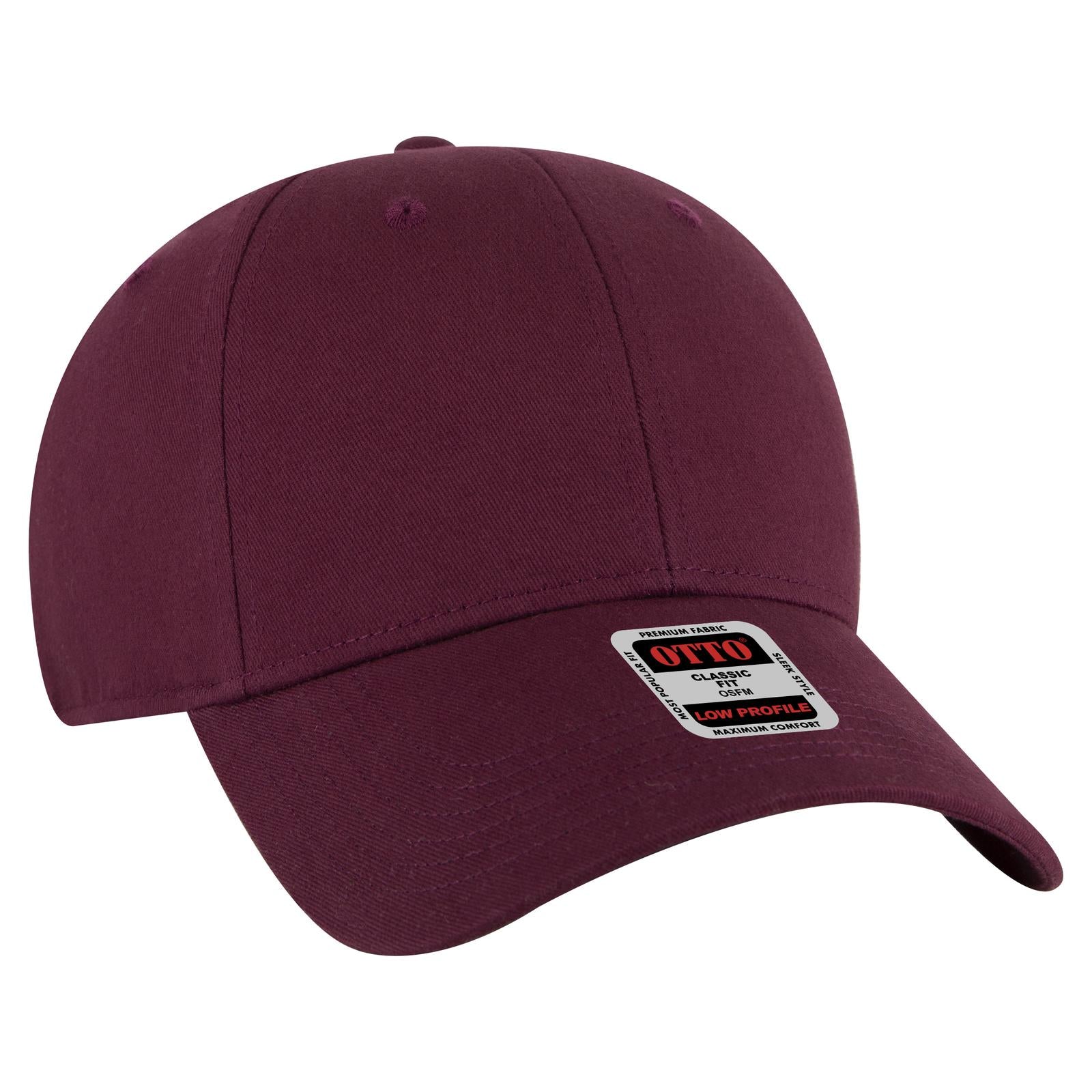 OTTO CAP 6 Panel Low Profile Baseball Cap