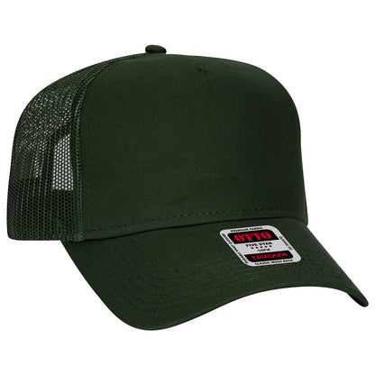 OTTO CAP 5 Panel Low Profile Mesh Back Trucker Hat 102-664