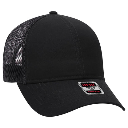 OTTO CAP 6 Panel Mid Profile Mesh Back Trucker Hat 30-287