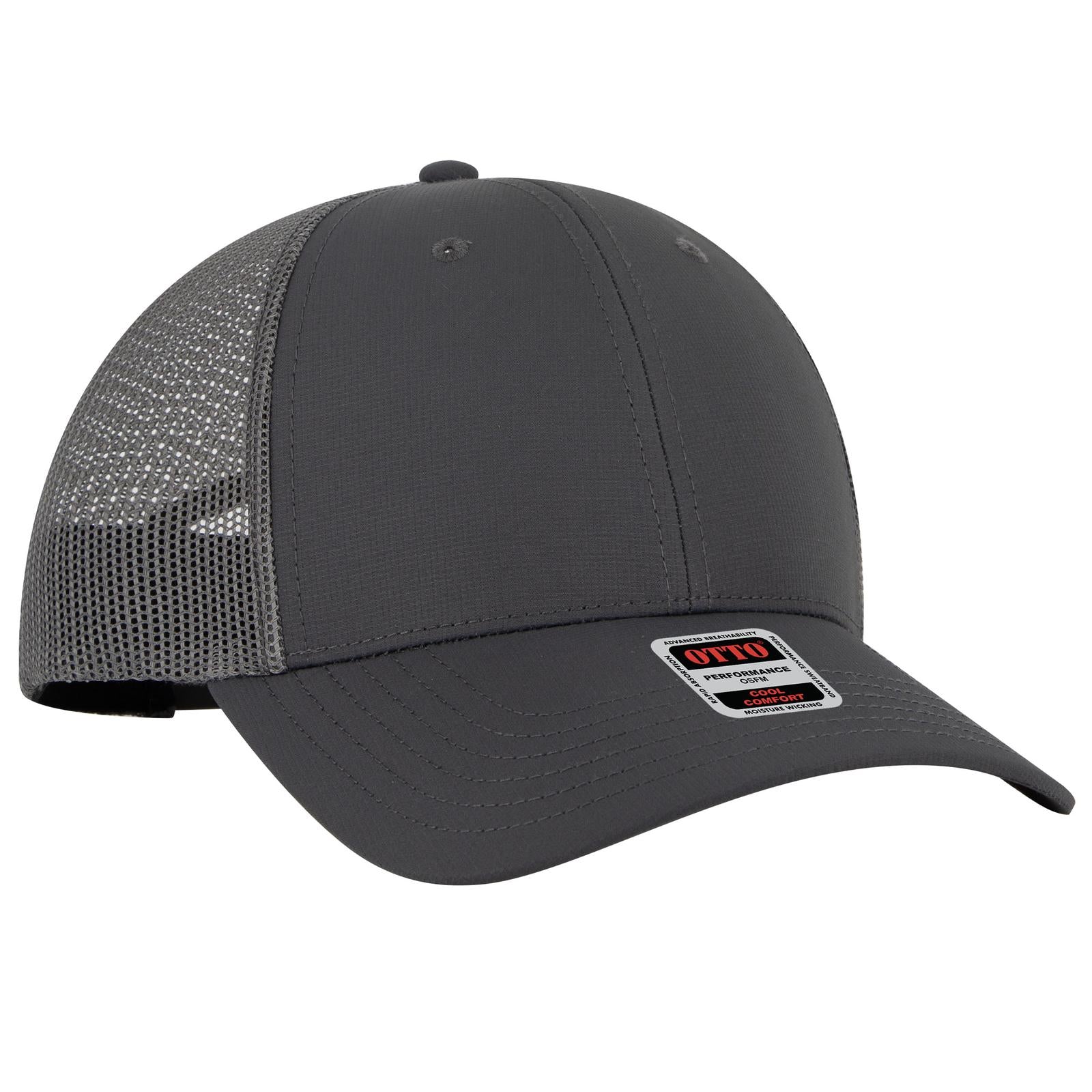 OTTO CAP 6 Panel Low Profile Mesh Back Trucker Hat