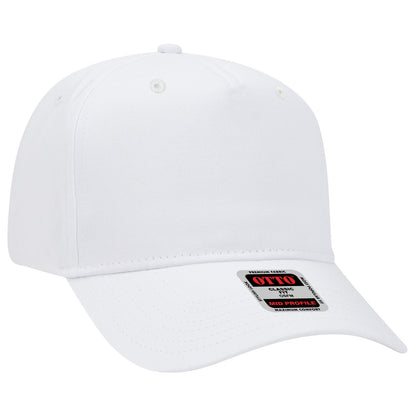 OTTO CAP 5 Panel Mid Profile Baseball Cap 31-538