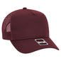 OTTO CAP 5 Panel Mid Profile Mesh Back Trucker Hat 32-285