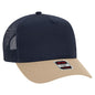 OTTO CAP 5 Panel Mid Profile Mesh Back Trucker Hat 32-285