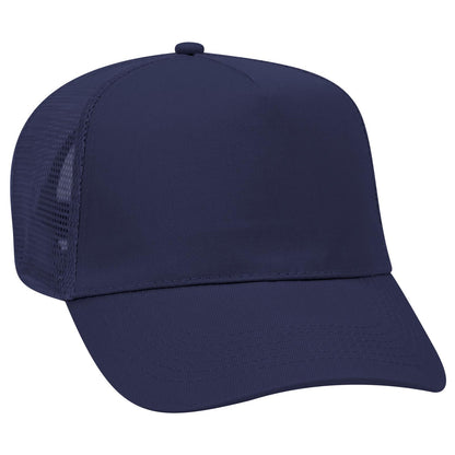 OTTO CAP 5 Panel Mid Profile Mesh Back Trucker Hat 32-1104
