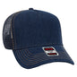 OTTO CAP 5 Panel Mid Profile Mesh Back Trucker Hat 32-285