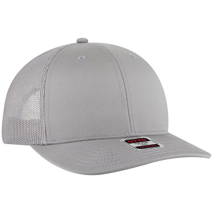OTTO CAP 6 Panel Mid Profile Mesh Back Trucker Hat 112-1