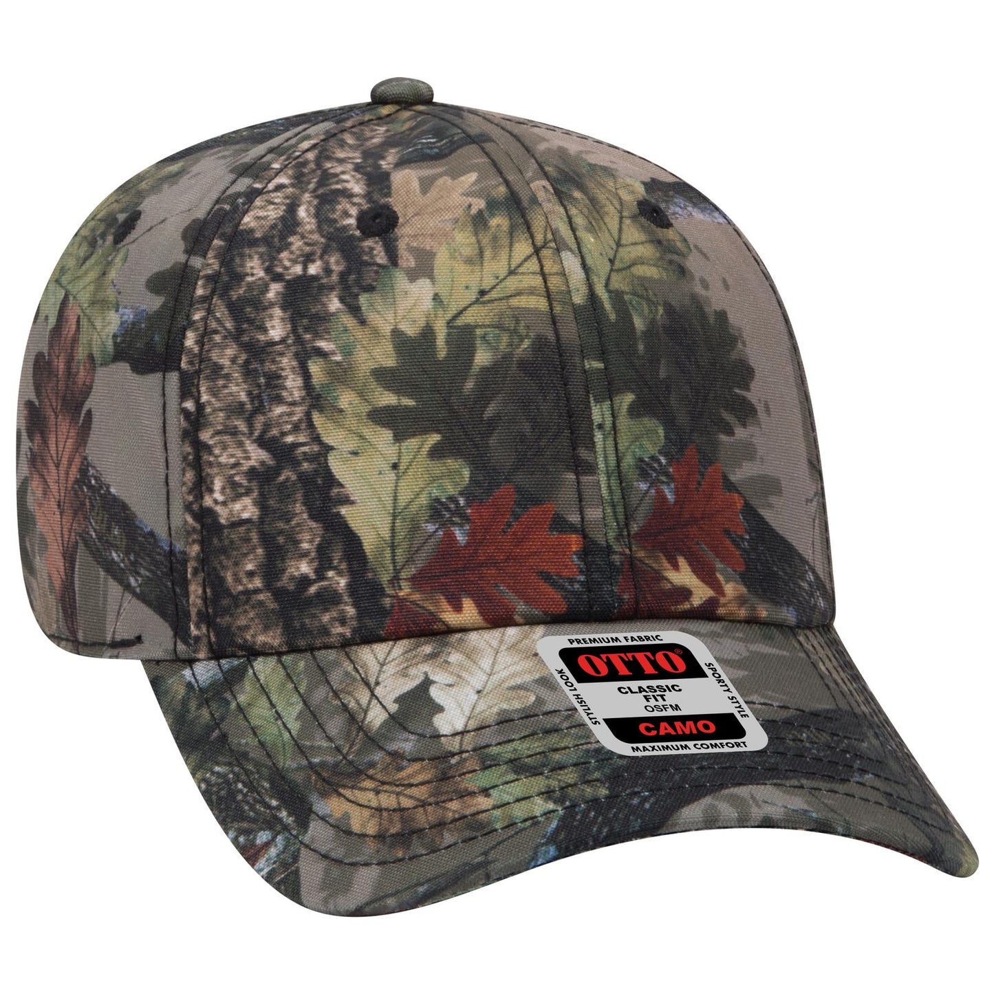 OTTO CAP Camouflage 6 Panel Low Profile Baseball Cap 103-1263