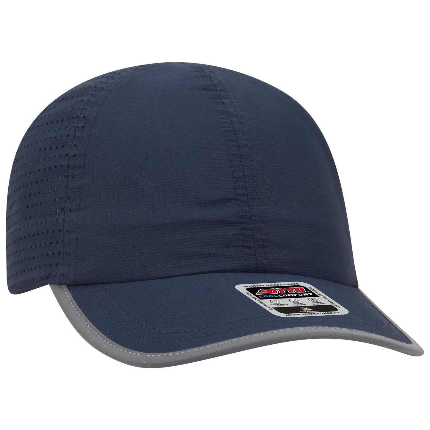 OTTO CAP Reflective 6 Panel Running Cap 133-1258