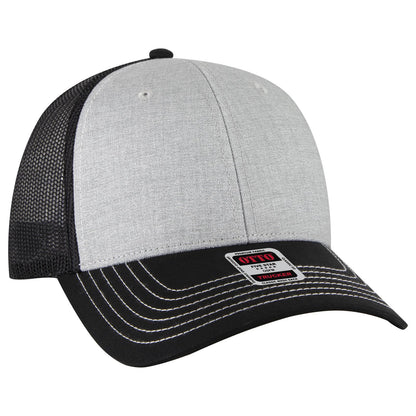 OTTO CAP 6 Panel Low Profile Mesh Back Trucker Hat 83-1239