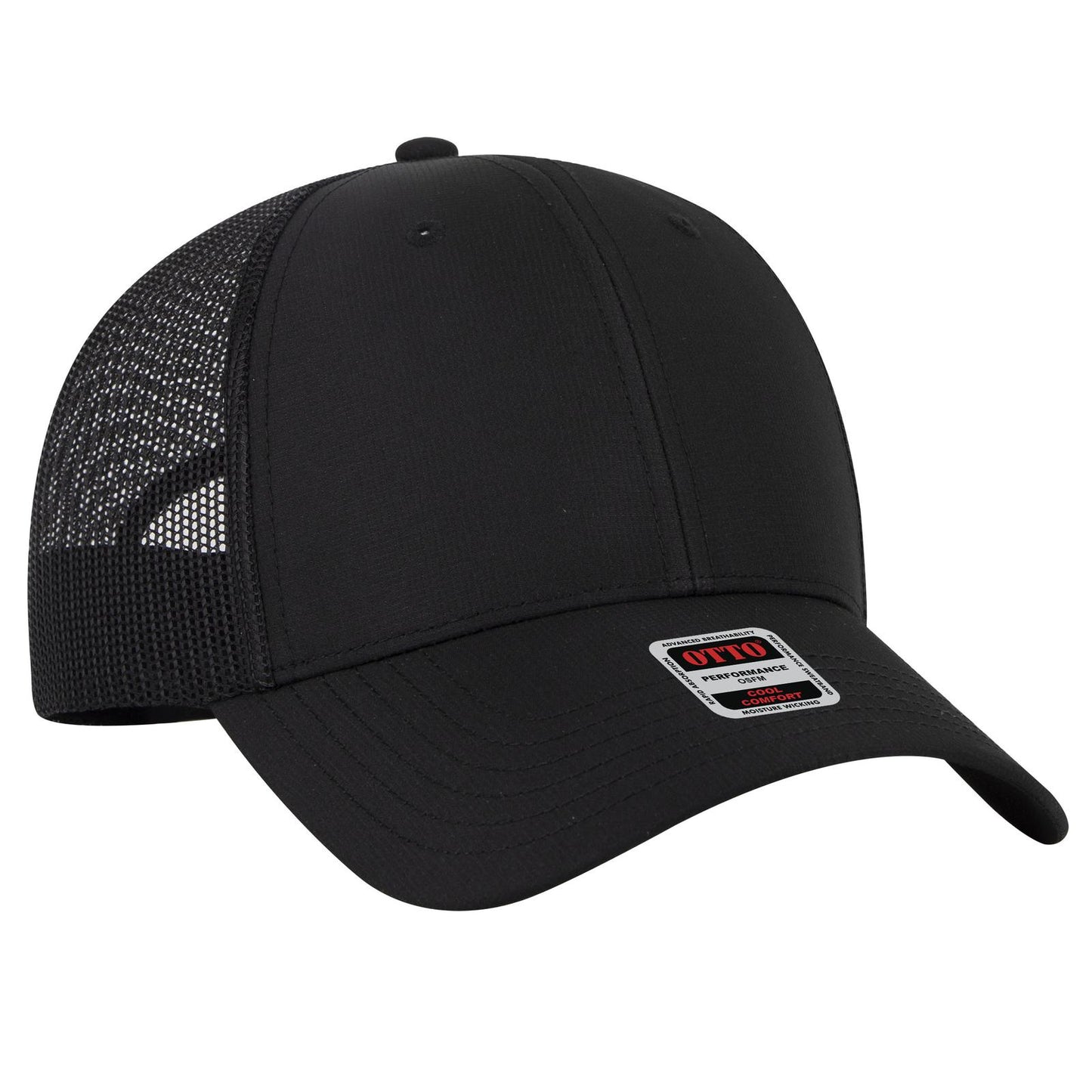 OTTO CAP 6 Panel Low Profile Mesh Back Trucker Hat 83-3
