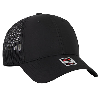 OTTO CAP 6 Panel Low Profile Mesh Back Trucker Hat 83-3
