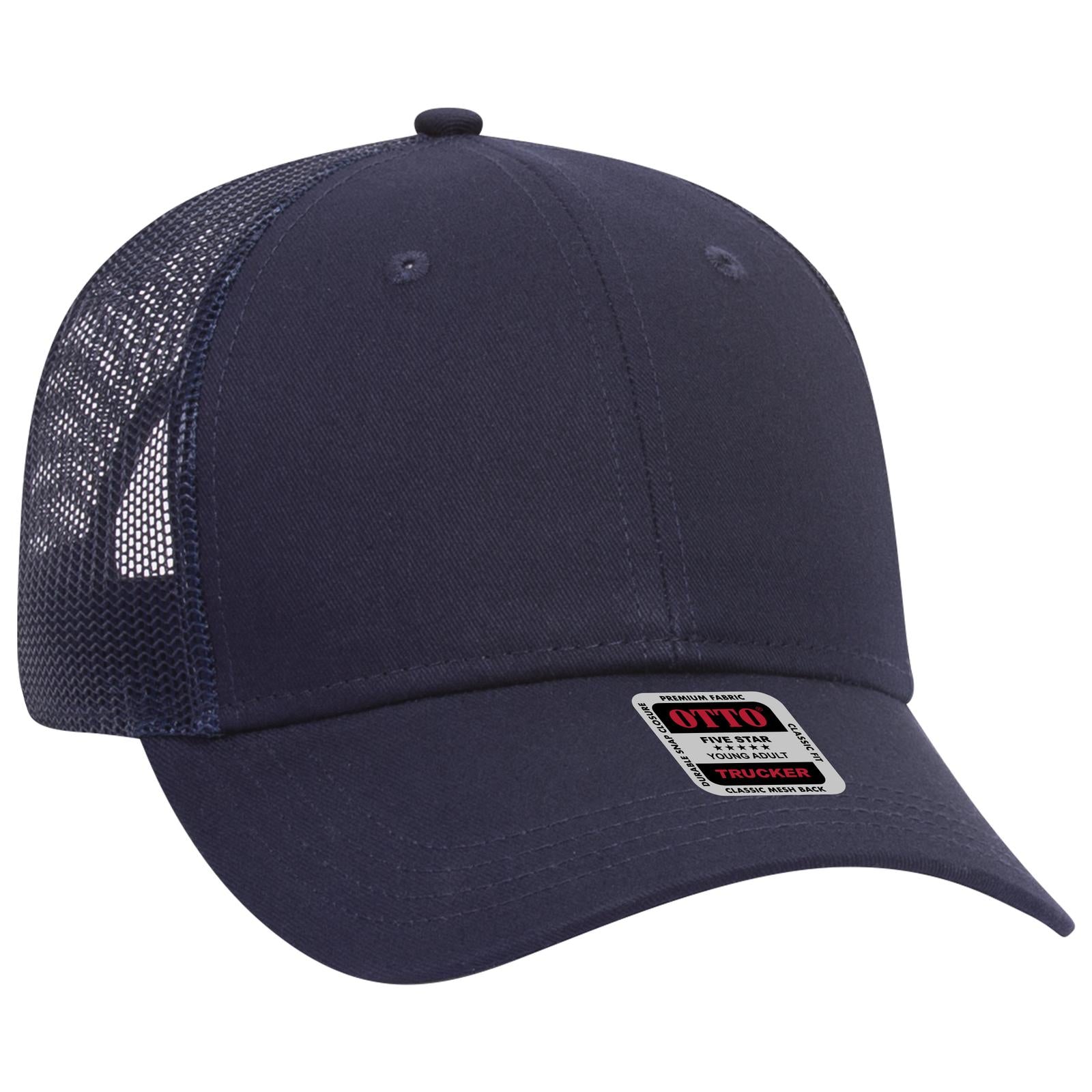 OTTO CAP 6 Panel Low Profile Mesh Back Trucker Hat