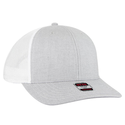 OTTO CAP 6 Panel Mid Profile Mesh Back Trucker Hat 112-1