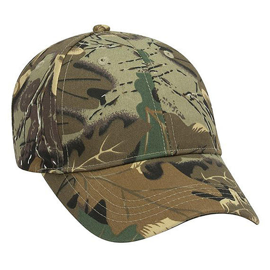OTTO CAP Camouflage Young Adult 6 Panel Low Profile Baseball Cap 108-757