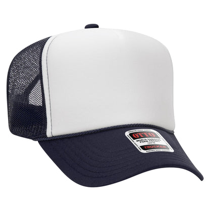 OTTO CAP 5 Panel High Crown Mesh Back Trucker Hat 39-165