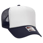 OTTO CAP 5 Panel High Crown Mesh Back Trucker Hat 39-165