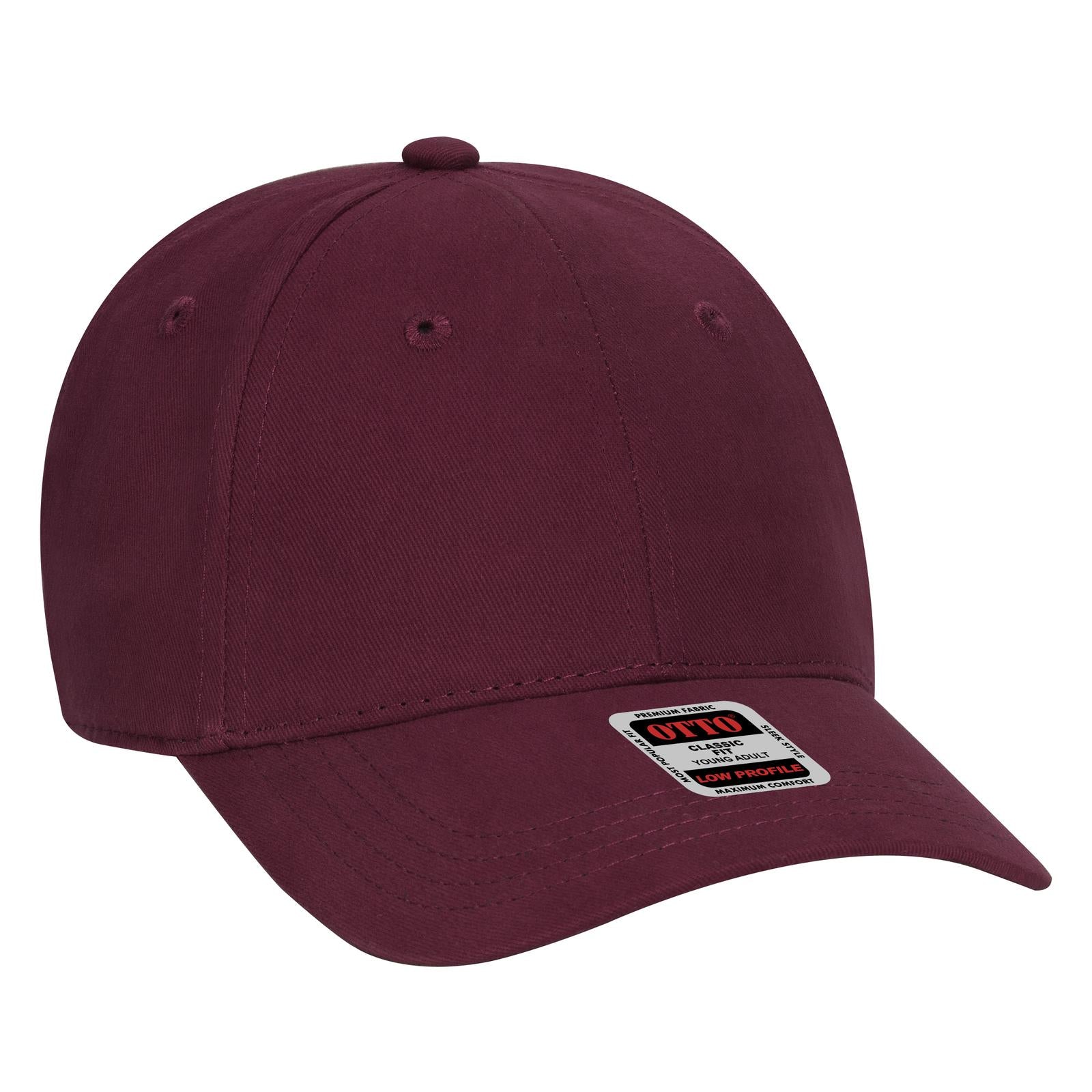 OTTO CAP 6 Panel Low Profile Baseball Cap