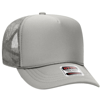 OTTO CAP 5 Panel High Crown Mesh Back Trucker Hat 39-165