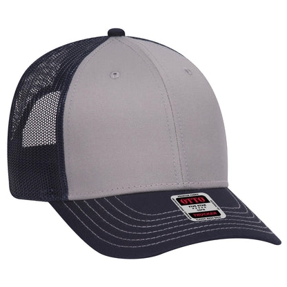 OTTO CAP 6 Panel Low Profile Mesh Back Trucker Hat 83-1239