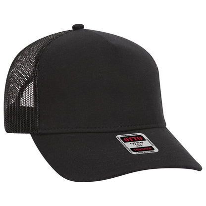 OTTO CAP 5 Panel Mid Profile Mesh Back Trucker Hat 32-934