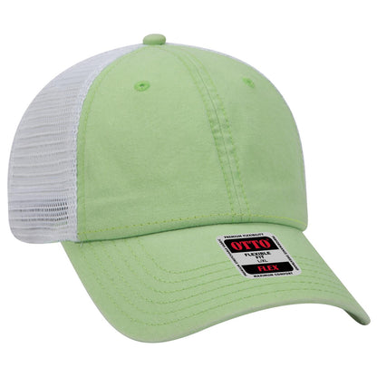 OTTO CAP "OTTO FLEX" Fitted 6 Panel Low Profile Mesh Back Trucker Hat 169-1264