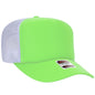 OTTO CAP 5 Panel High Crown Mesh Back Trucker Hat 39-165