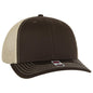 OTTO CAP 6 Panel Mid Profile Mesh Back Trucker Hat 112-1