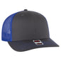 OTTO CAP 6 Panel Mid Profile Mesh Back Trucker Hat 112-1