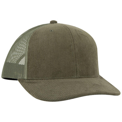 OTTO CAP 6 Panel Mid Profile Mesh Back Trucker Hat 112-1
