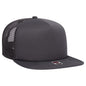 OTTO CAP "OTTO SNAP" 5 Panel Mid Profile Mesh Back Trucker Snapback Hat 164-1190