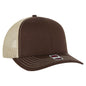 OTTO CAP 6 Panel Mid Profile Mesh Back Trucker Hat 112-1