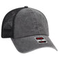 OTTO CAP "OTTO FLEX" Fitted 6 Panel Low Profile Mesh Back Trucker Hat 169-1264