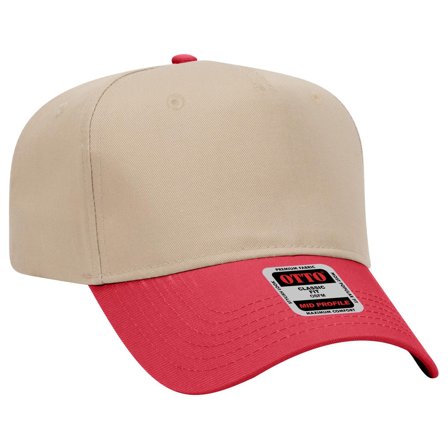 OTTO CAP 5 Panel Mid Profile Baseball Cap 31-069