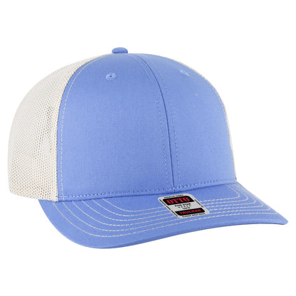 OTTO CAP 6 Panel Mid Profile Mesh Back Trucker Hat 112-1