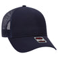 OTTO CAP 6 Panel Mid Profile Mesh Back Trucker Hat 30-287