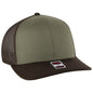 OTTO CAP 6 Panel Mid Profile Mesh Back Trucker Hat 112-1