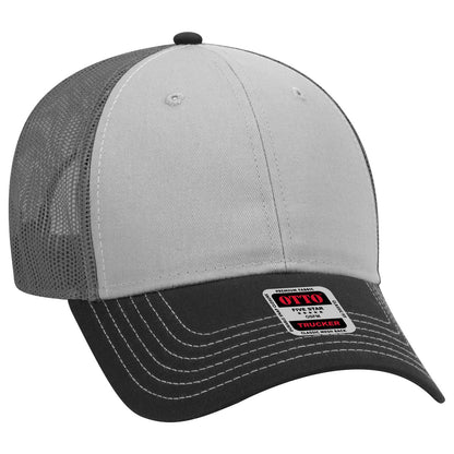 OTTO CAP 6 Panel Low Profile Mesh Back Trucker Hat 83-1239