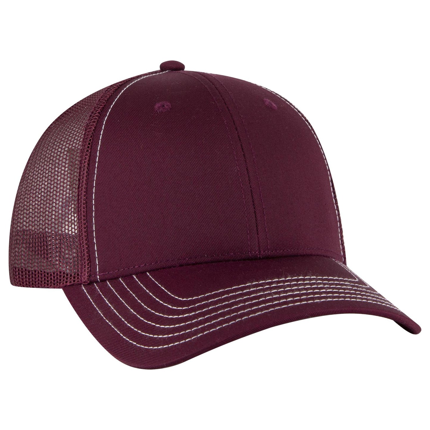 OTTO CAP 6 Panel Low Profile Mesh Back Trucker Hat 83-1239