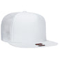 OTTO CAP "OTTO SNAP" 5 Panel High Crown Mesh Back Trucker Snapback Hat 132-1037