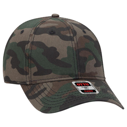 OTTO CAP Camouflage 6 Panel Low Profile Baseball Cap 78-353