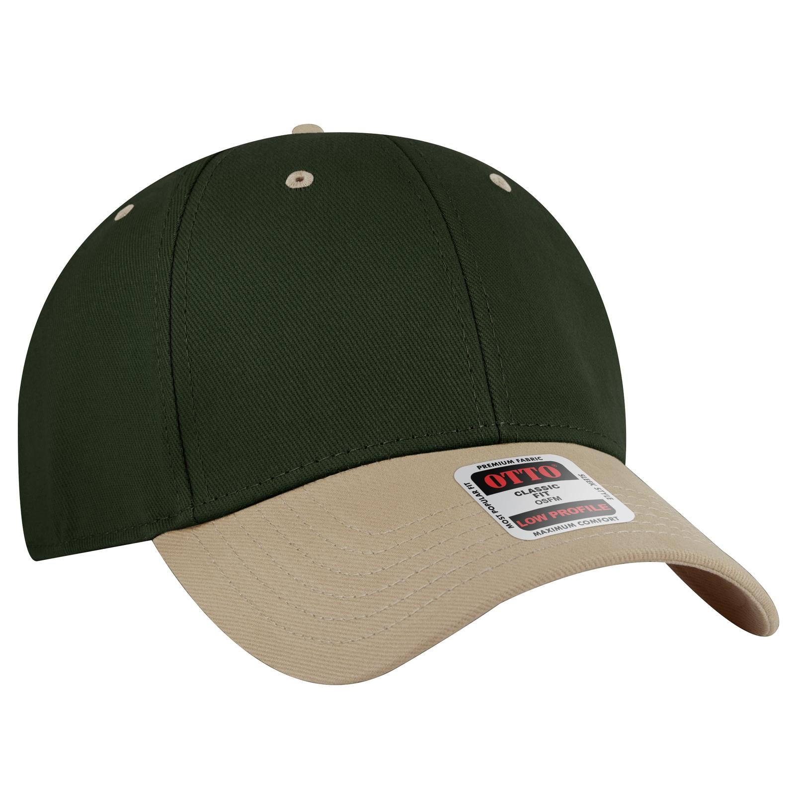 OTTO CAP 6 Panel Low Profile Baseball Cap