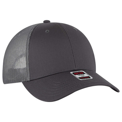 OTTO CAP 6 Panel Low Profile Mesh Back Trucker Hat 83-1239