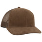 OTTO CAP 6 Panel Mid Profile Mesh Back Trucker Hat 112-1
