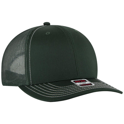 OTTO CAP 6 Panel Mid Profile Mesh Back Trucker Hat 112-1