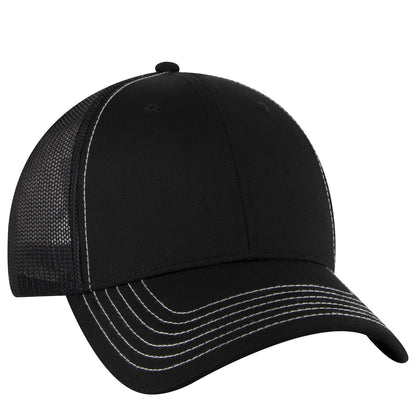 OTTO CAP 6 Panel Low Profile Mesh Back Trucker Hat 83-1239