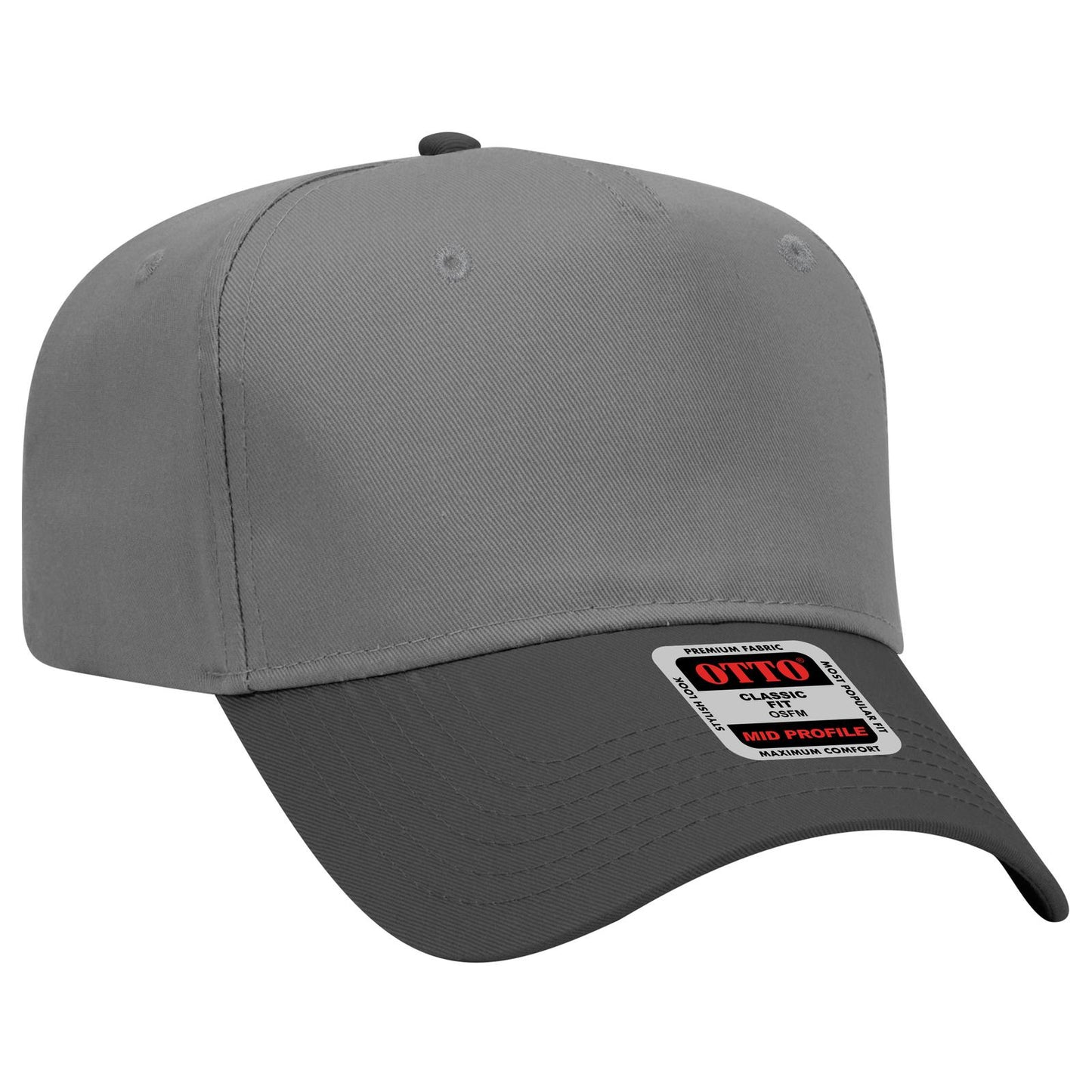 OTTO CAP 5 Panel Mid Profile Baseball Cap 31-069
