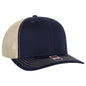 OTTO CAP 6 Panel Mid Profile Mesh Back Trucker Hat 112-1