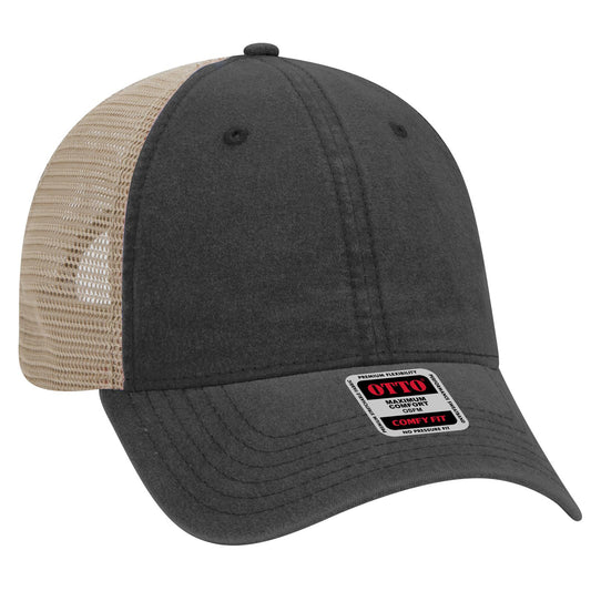 OTTO CAP "OTTO COMFY FIT" 6 Panel Low Profile Mesh Back Trucker Hat 121-1202