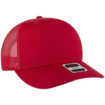 OTTO CAP 5 Panel Mid Profile Mesh Back Trucker Hat 32-285