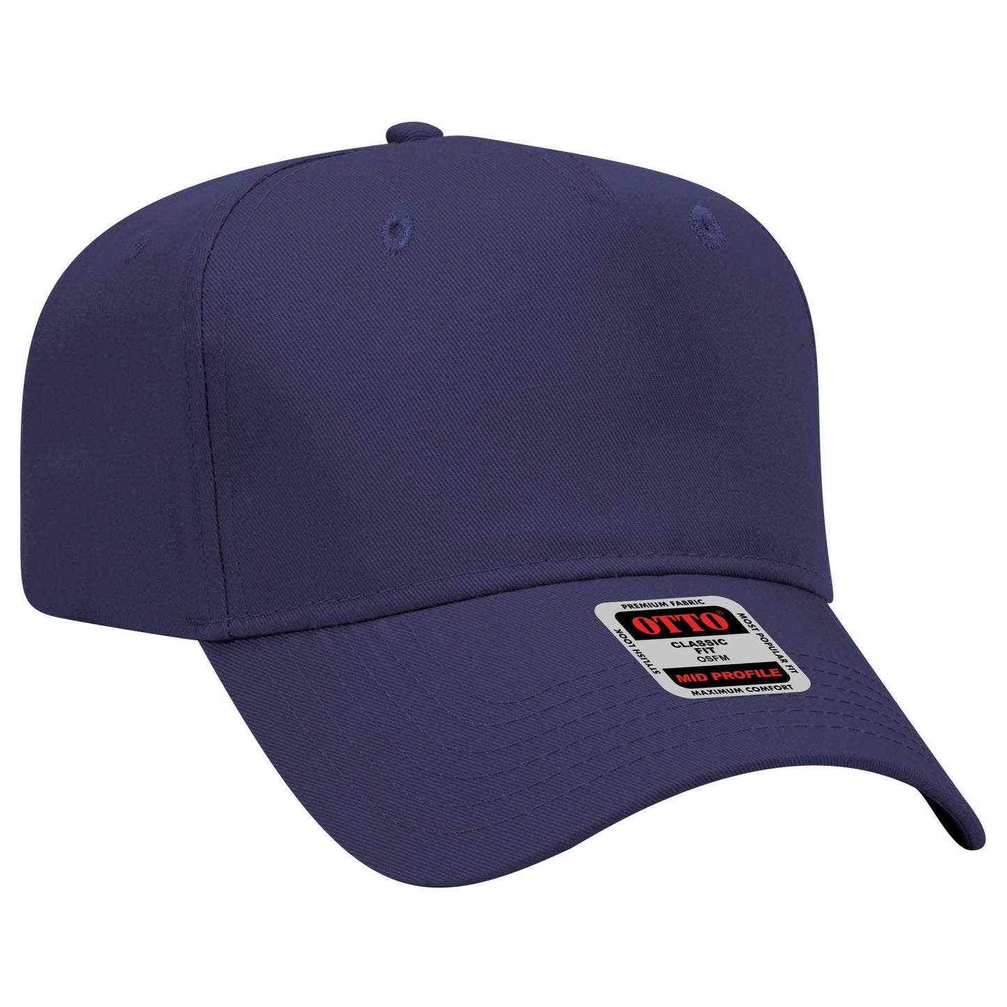 OTTO CAP 5 Panel Mid Profile Baseball Cap 31-069